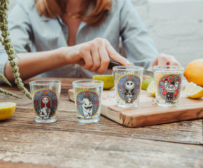 Disney Nightmare Before Christmas Day of the Dead Mini Shot Glasses | Set of 4