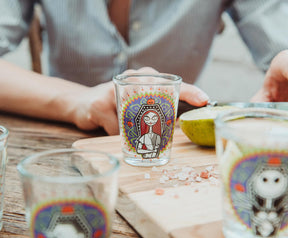 Disney Nightmare Before Christmas Day of the Dead Mini Shot Glasses | Set of 4