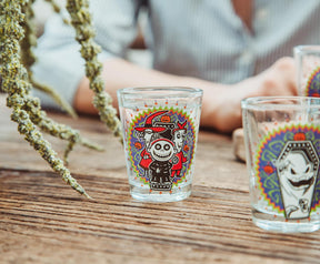 Disney Nightmare Before Christmas Day of the Dead Mini Shot Glasses | Set of 4