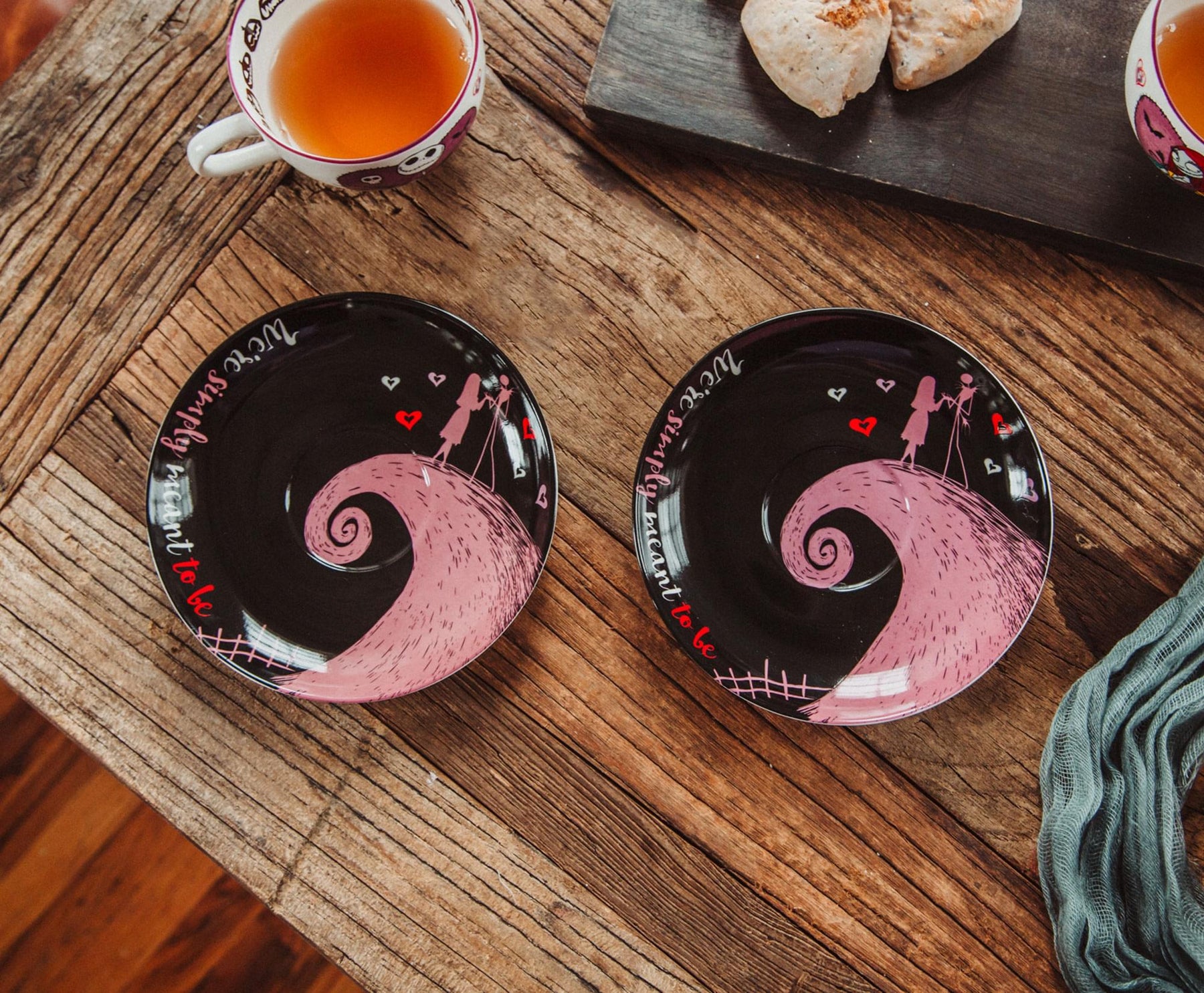 Disney The Nightmare Before Christmas Bone China Teacup and Saucer | Set of 2
