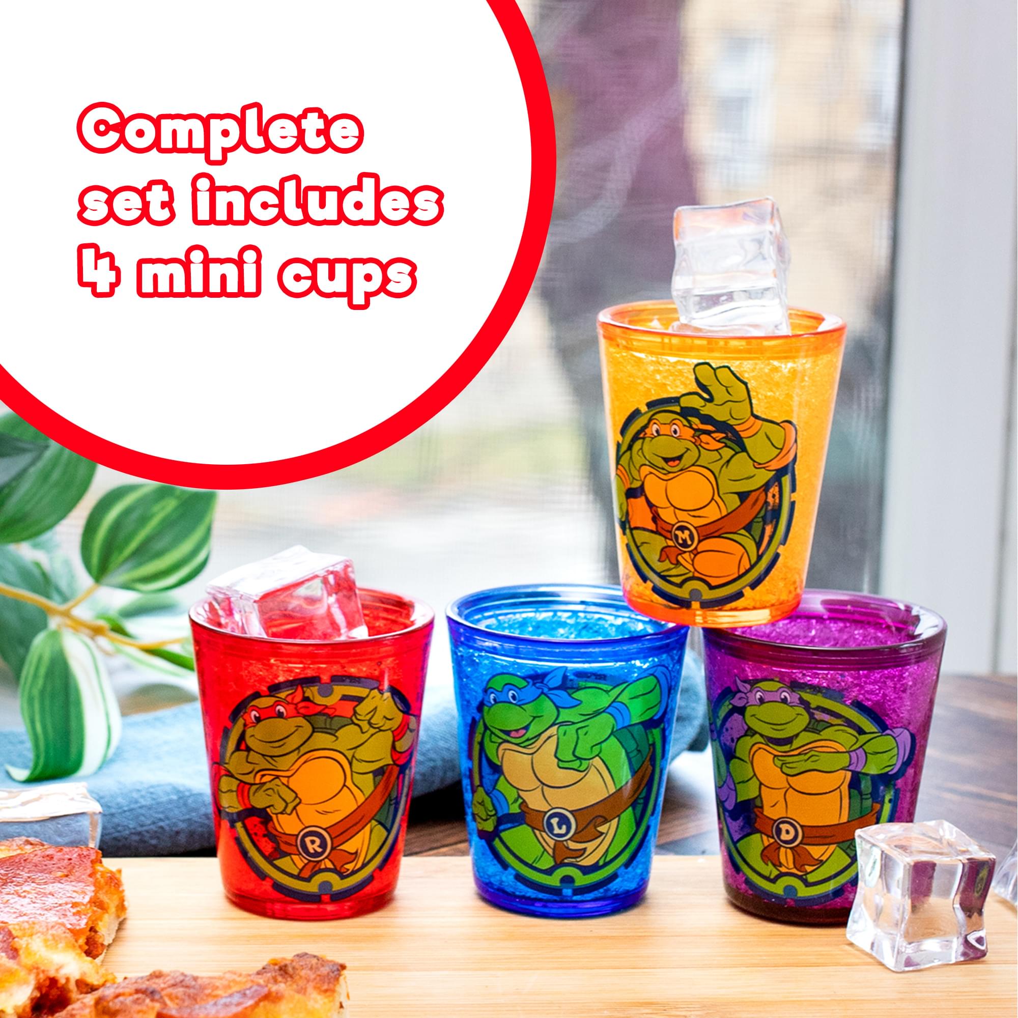 Teenage Mutant Ninja Turtles Cowabunga 1.5-Ounce Freeze Gel Mini Cups | Set of 4