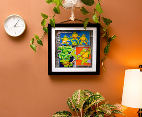 Teenage Mutant Ninja Turtles Wood Frame 3D Shadow Box Wall Art | 14 x 14 Inches