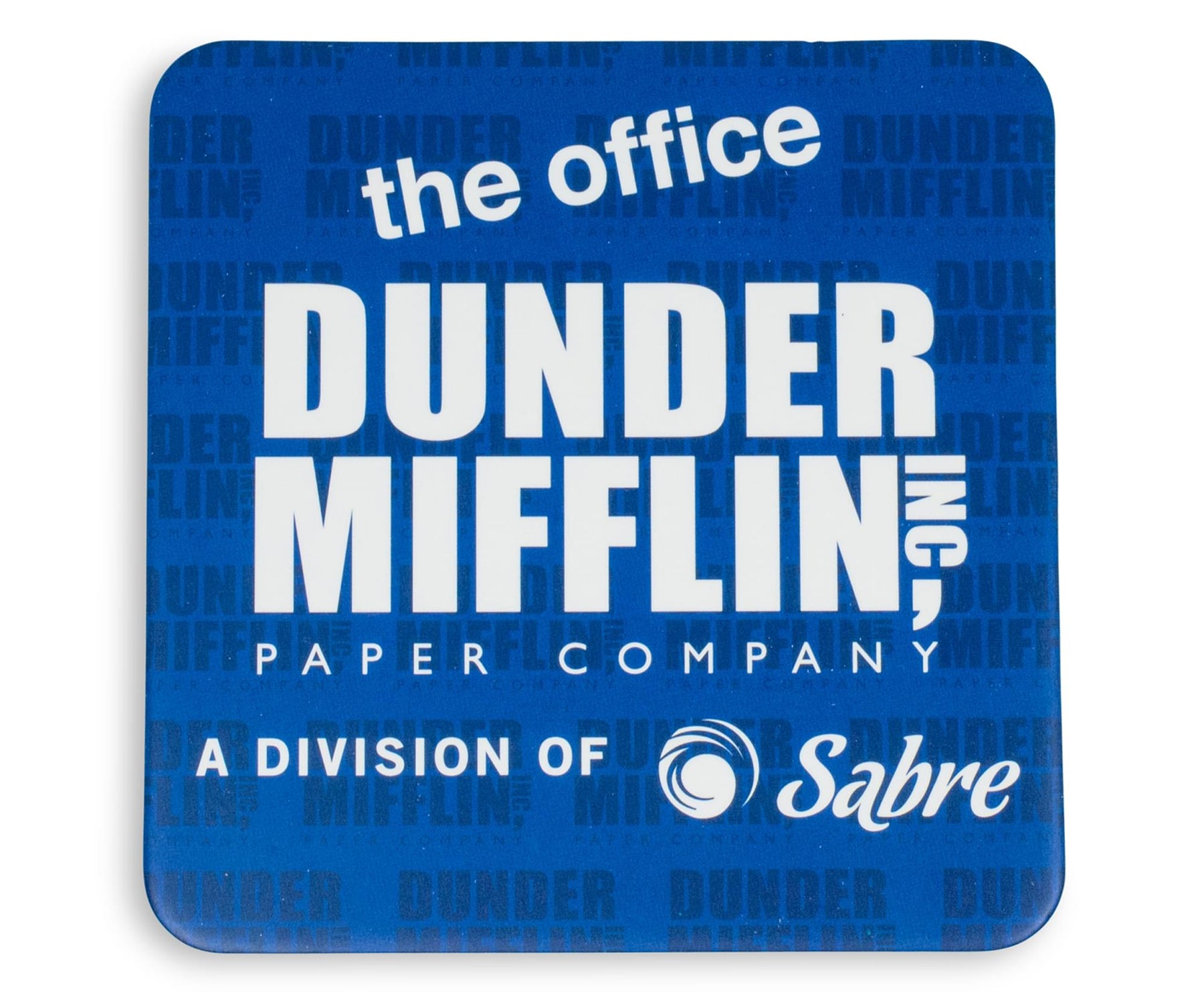 The Office Dunder Mifflin Logo Paper Drink Coasters | Set of 6