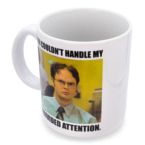 The Office Dwight Schrute "Undivided Attention" Ceramic Mug | Holds 20 Ounces