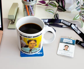 The Office Dwight Schrute "Undivided Attention" Ceramic Mug | Holds 20 Ounces