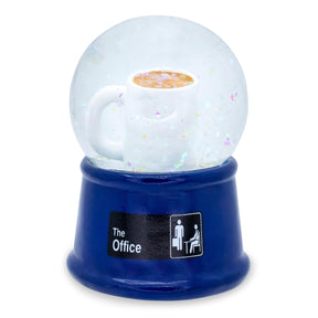 The Office "World's Best Boss" Mug 3-Inch Mini Light-Up Snow Globe