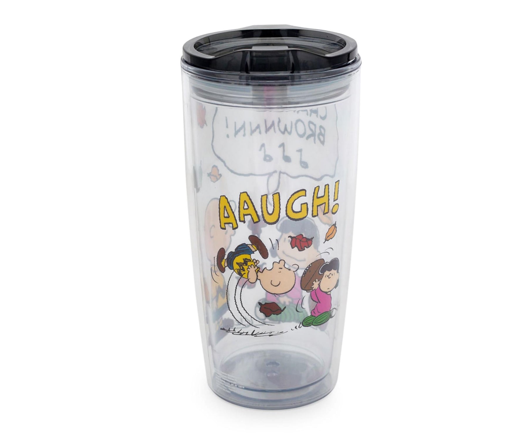 Peanuts Charlie Brown Travel Tumbler with Slide Close Lid | Holds 20 Ounces