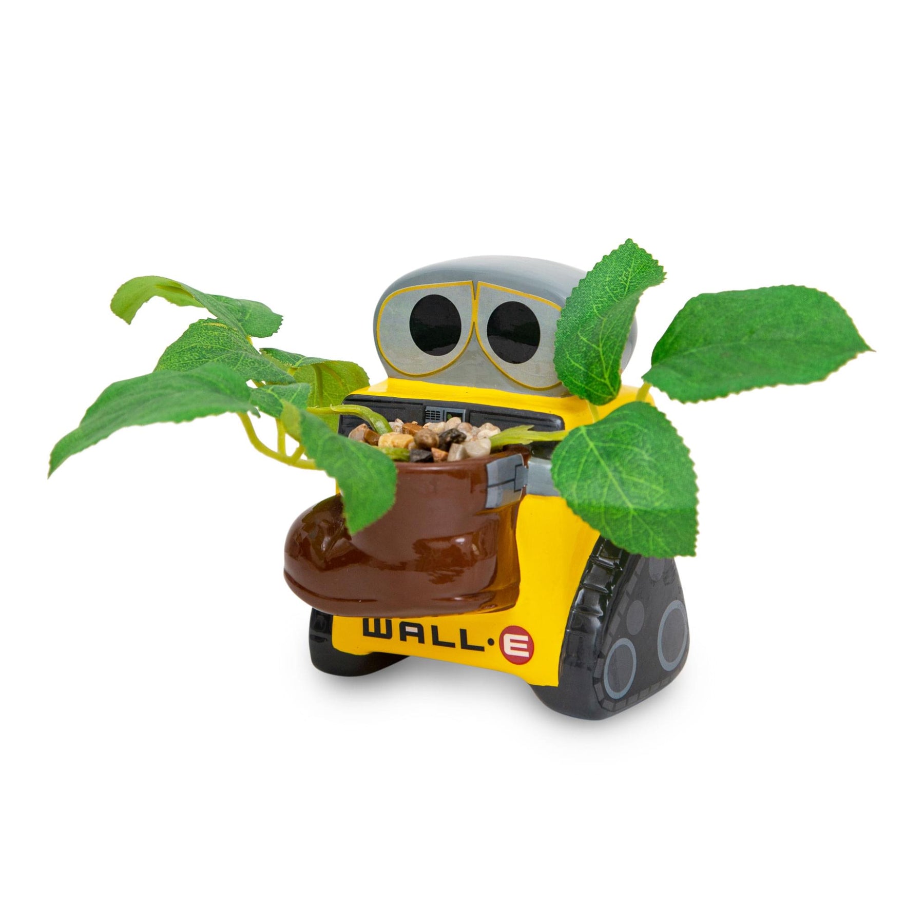 Disney Pixar WALL-E 4-Inch Ceramic Mini Planter With Artificial Succulent