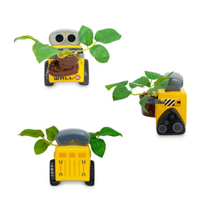 Disney Pixar WALL-E 4-Inch Ceramic Mini Planter With Artificial Succulent
