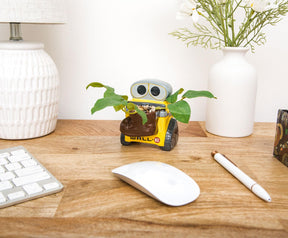 Disney Pixar WALL-E 4-Inch Ceramic Mini Planter With Artificial Succulent
