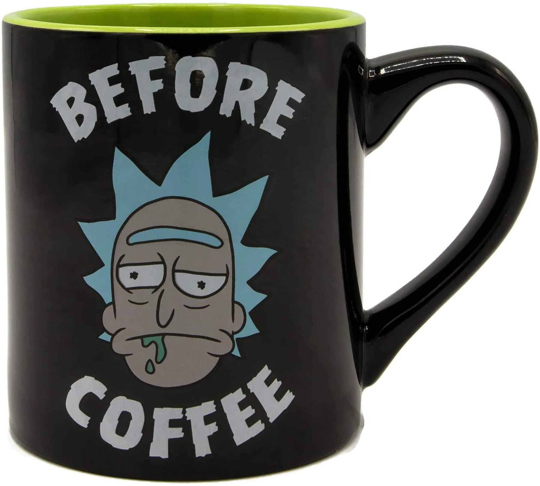 Rick and Morty Before and After Coffee 14oz Ceramic Mug