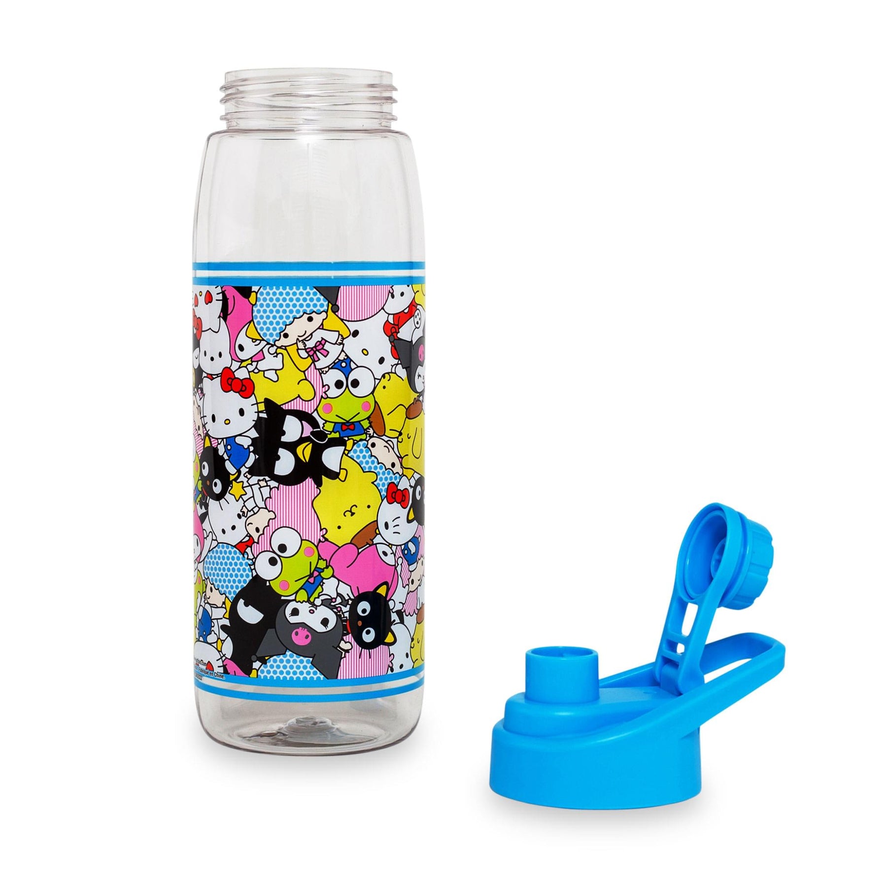 Sanrio Hello Kitty and Friends Plastic Water Bottle With Screw-Top Lid