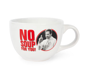 Seinfeld "No Soup For You" Ceramic Soup Mug | Holds 24 Ounces