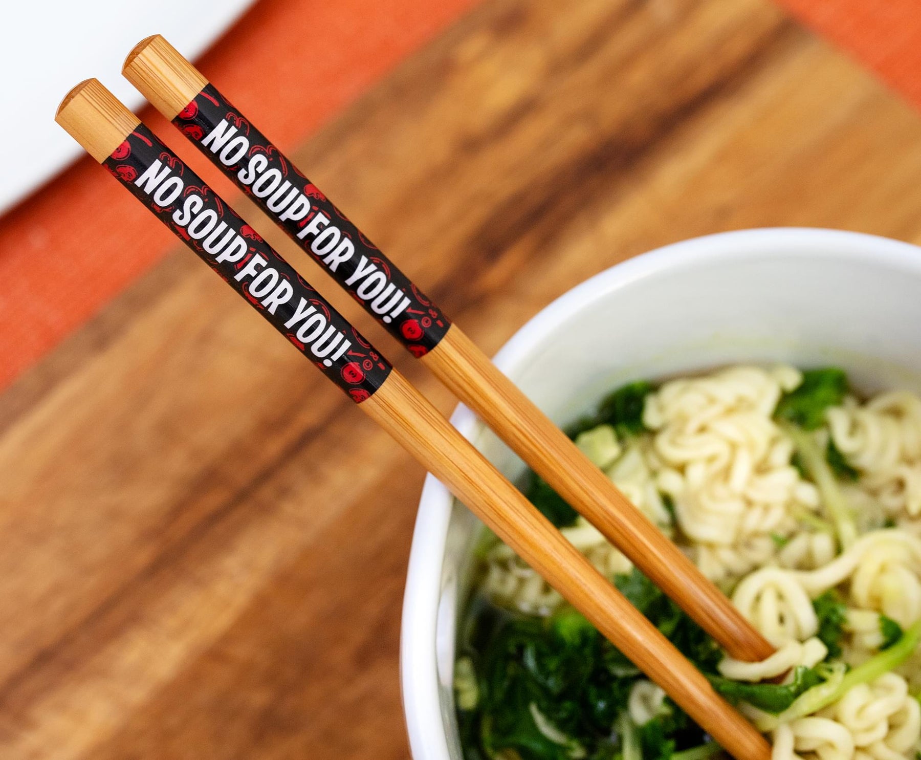 Seinfeld "No Soup For You" 20-Ounce Ramen Bowl and Chopstick Set