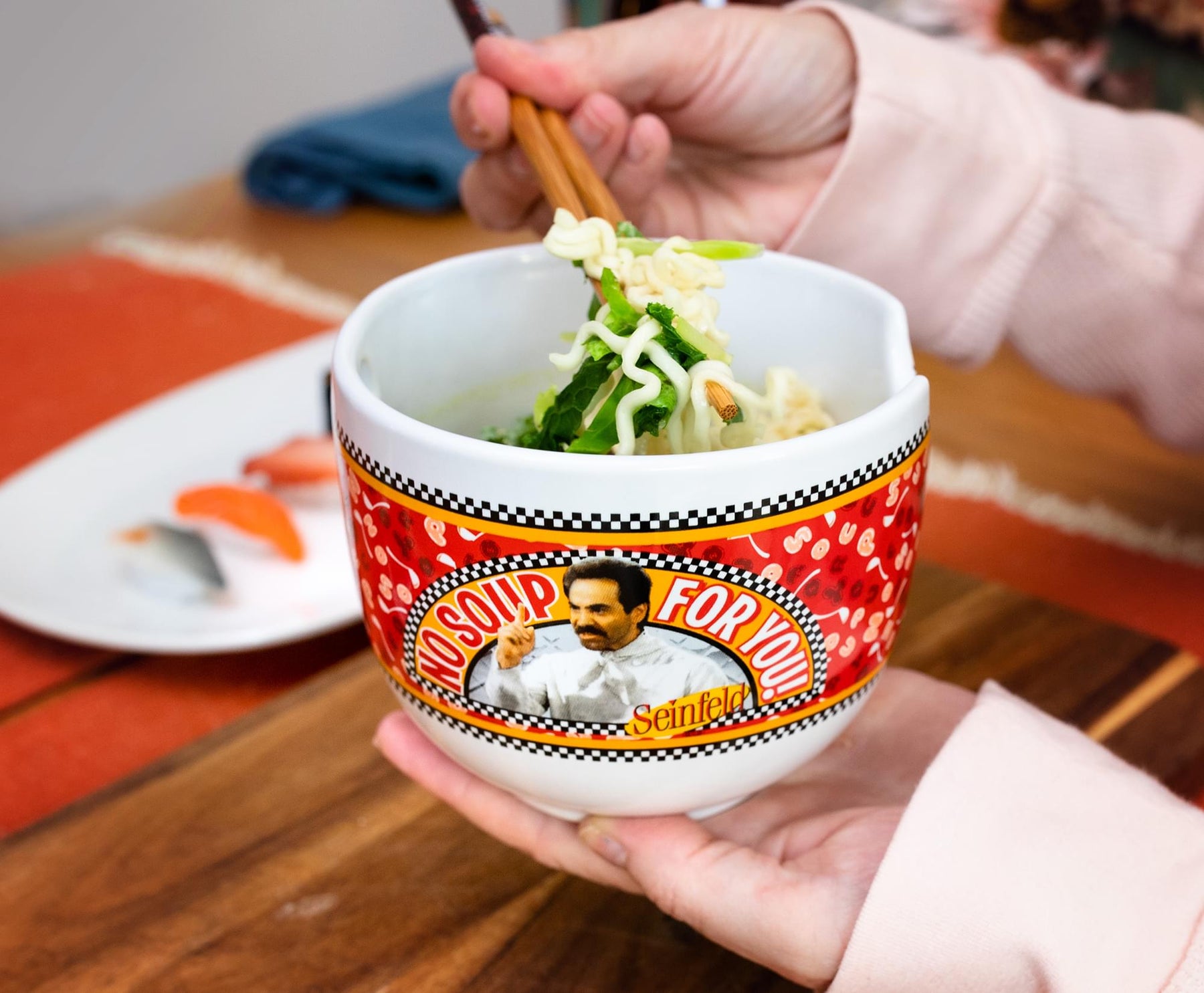 Seinfeld "No Soup For You" 20-Ounce Ramen Bowl and Chopstick Set