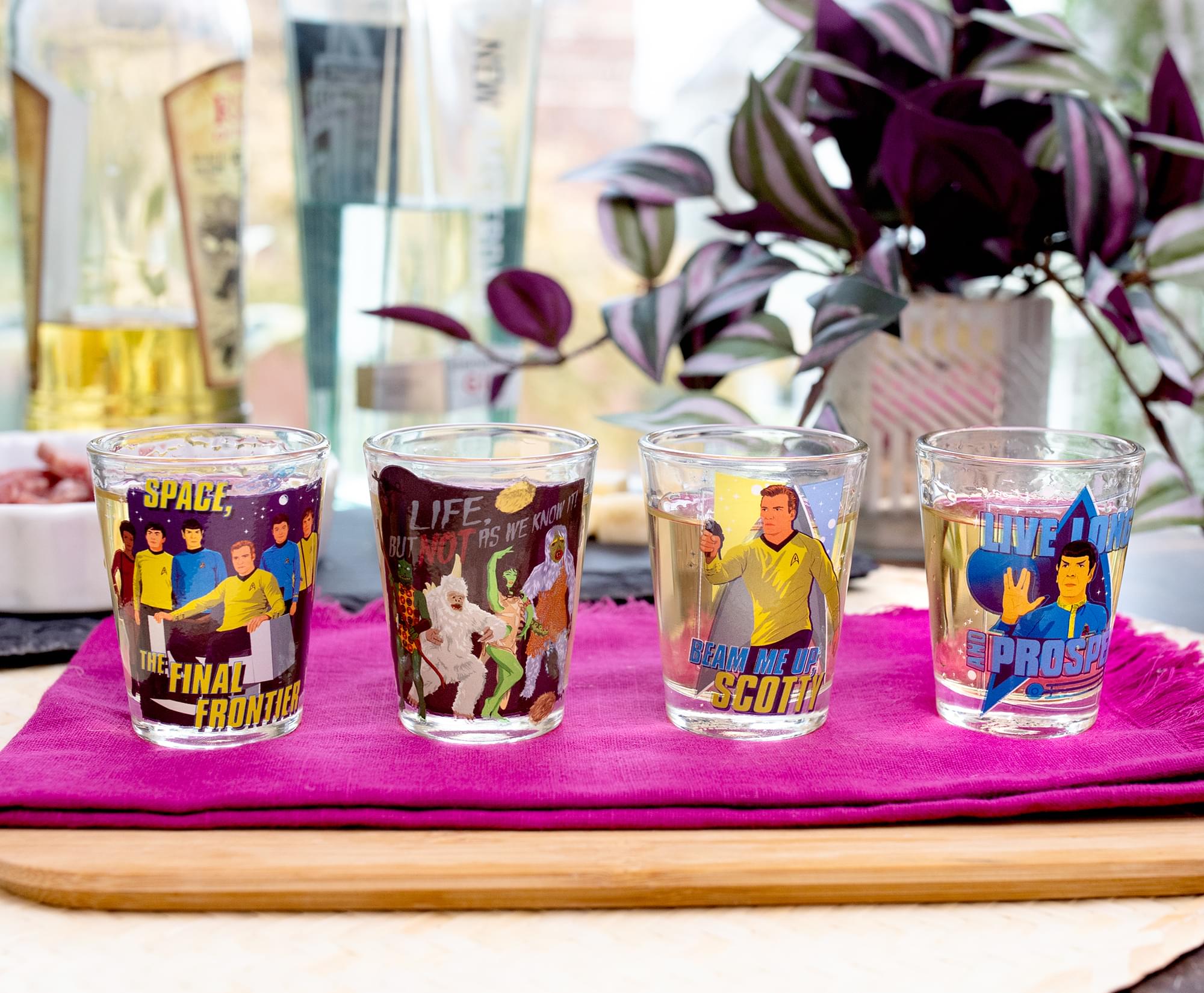 Star Trek: The Original Series 2-Ounce Mini Shot Glasses | Set of 4