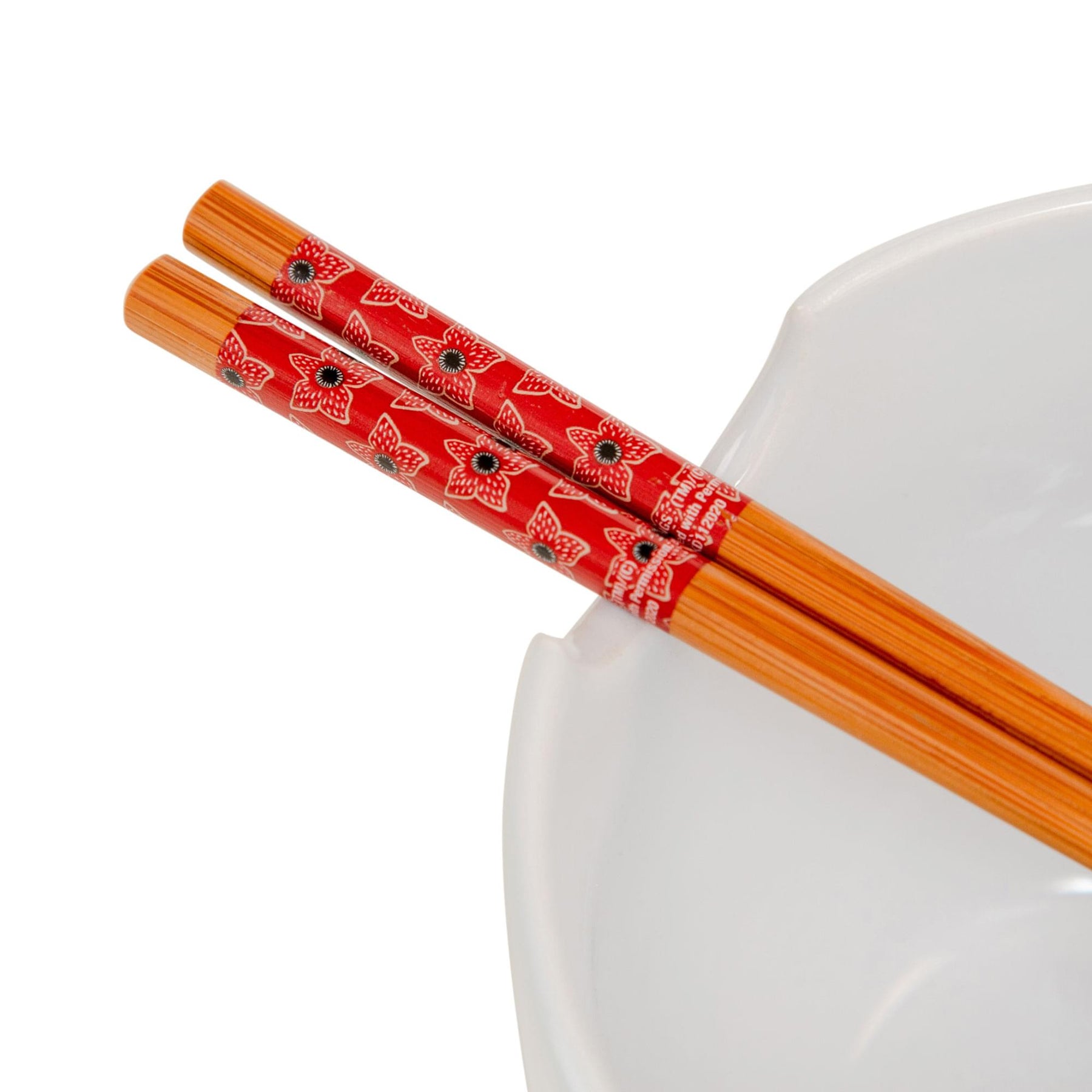 Stranger Things Demogorgon Hunting Crew 20-Ounce Ramen Bowl and Chopstick Set