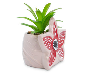 Stranger Things Demogorgon 3-Inch Ceramic Mini Planter with Artificial Succulent