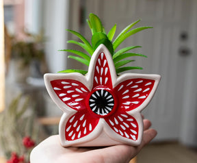 Stranger Things Demogorgon 3-Inch Ceramic Mini Planter with Artificial Succulent