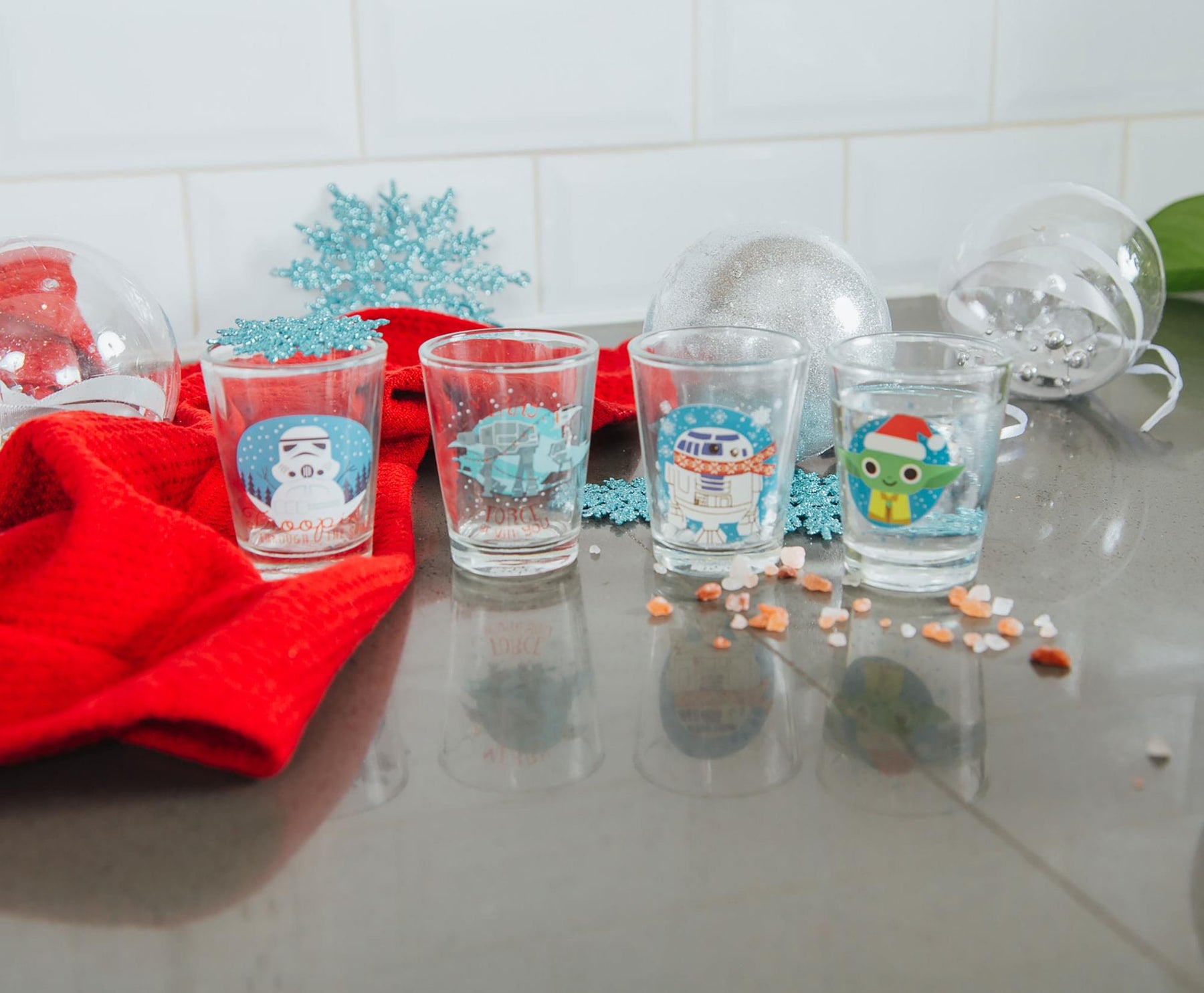 Star Wars Holiday 1.5-Ounce Mini Shot Glasses | Set of 4