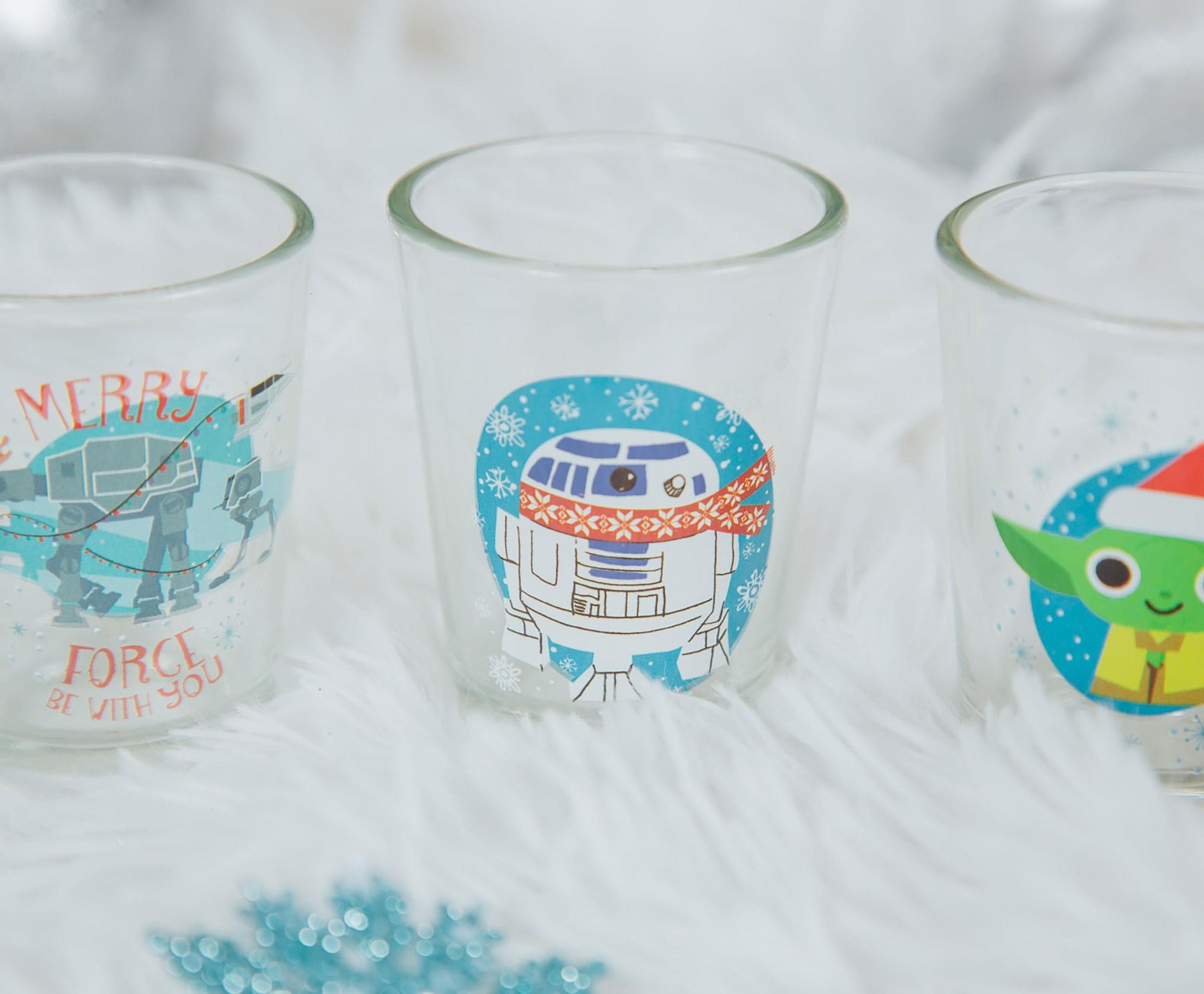 Star Wars Holiday 1.5-Ounce Mini Shot Glasses | Set of 4