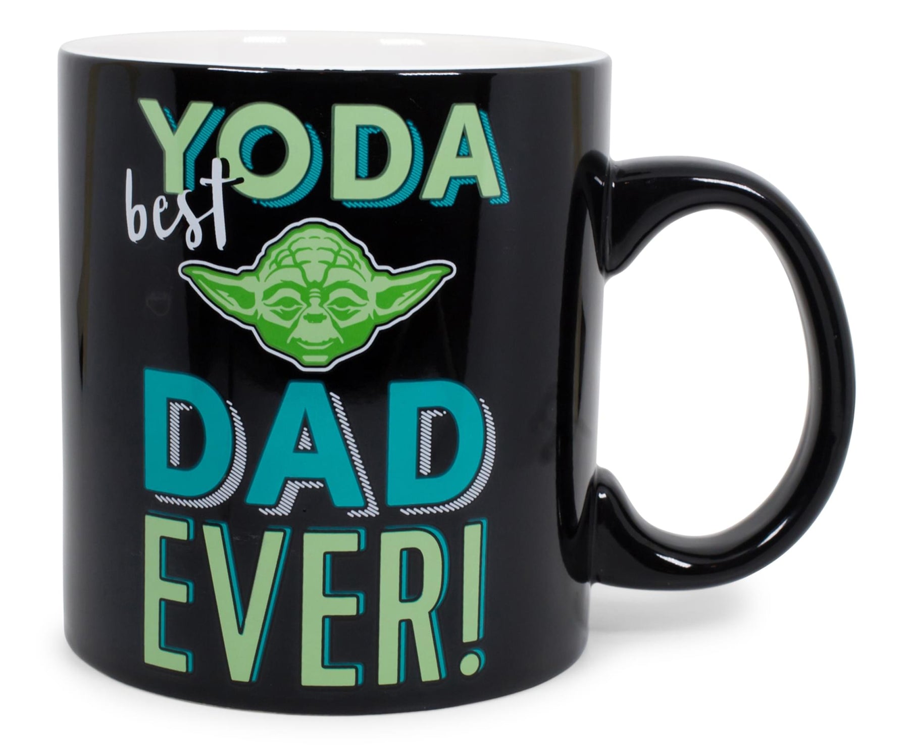 Star Wars "Yoda Best Dad Ever" Ceramic Mug | Holds 20 Ounces | Toynk Exclusive