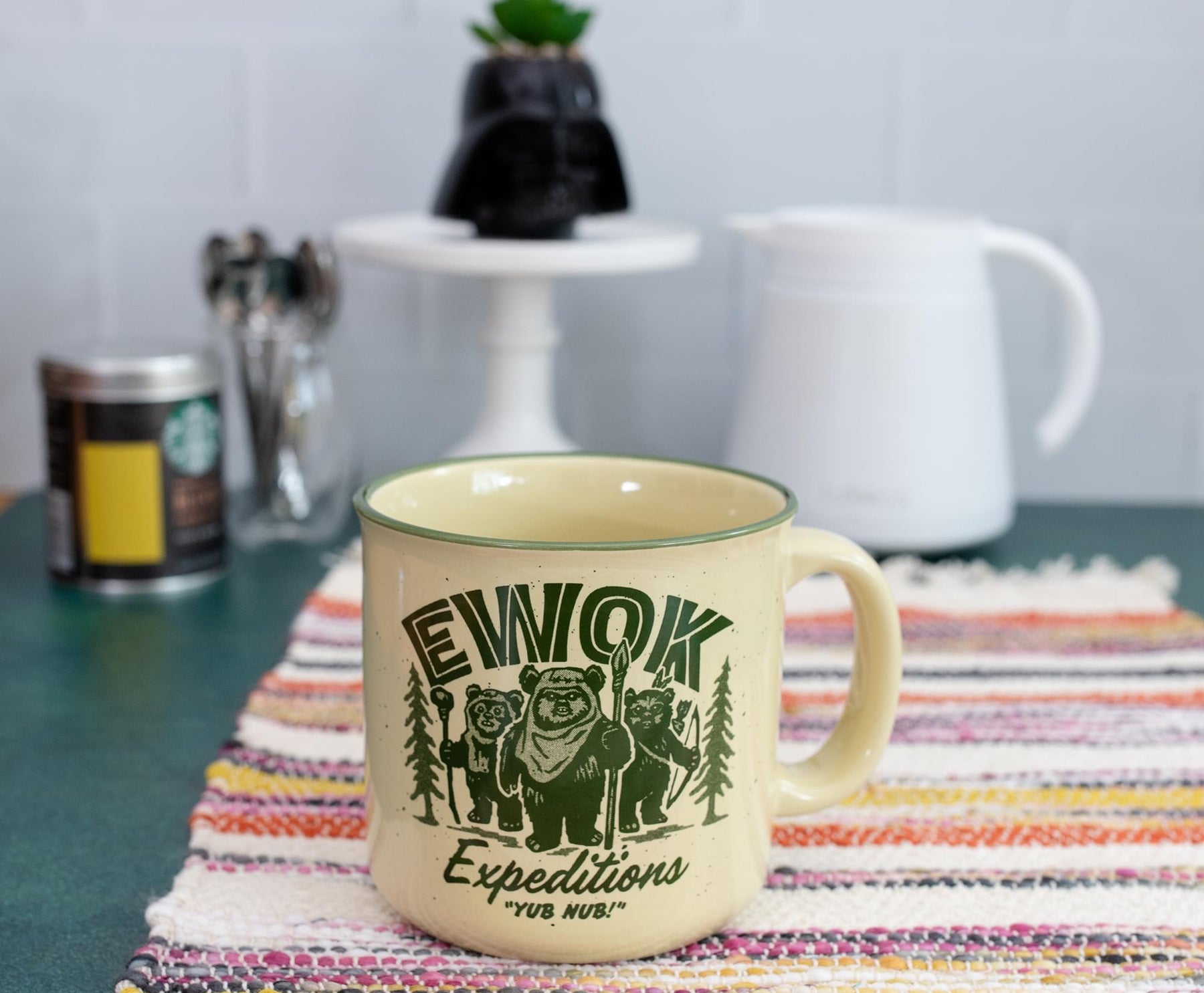 Seven20 Star Wars Camp Endor Retro Mugs, Ewok Forest Camp Of Endor Cups
