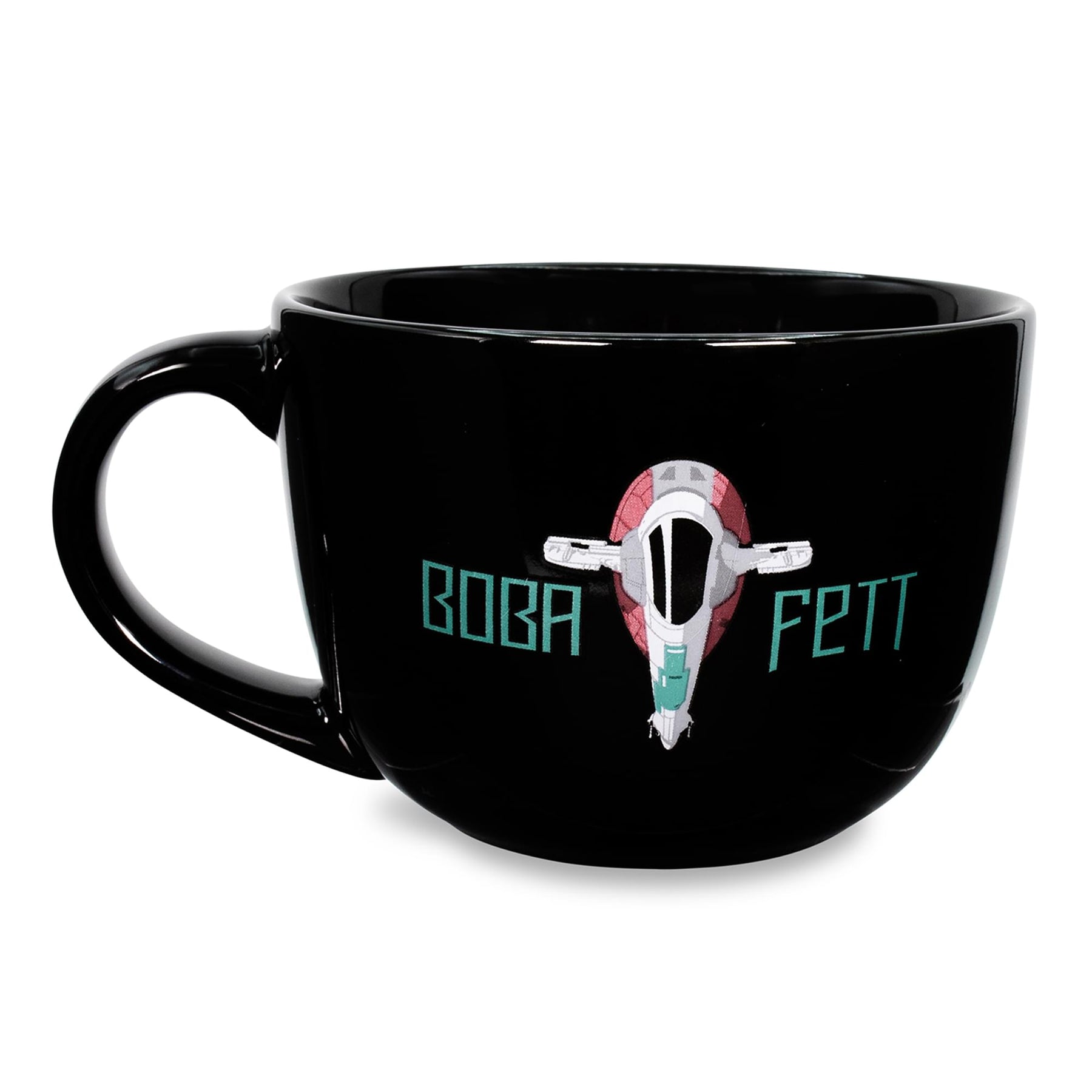 Star Wars: The Mandalorian Boba Fett Ceramic Soup Mug | Holds 24 Ounces