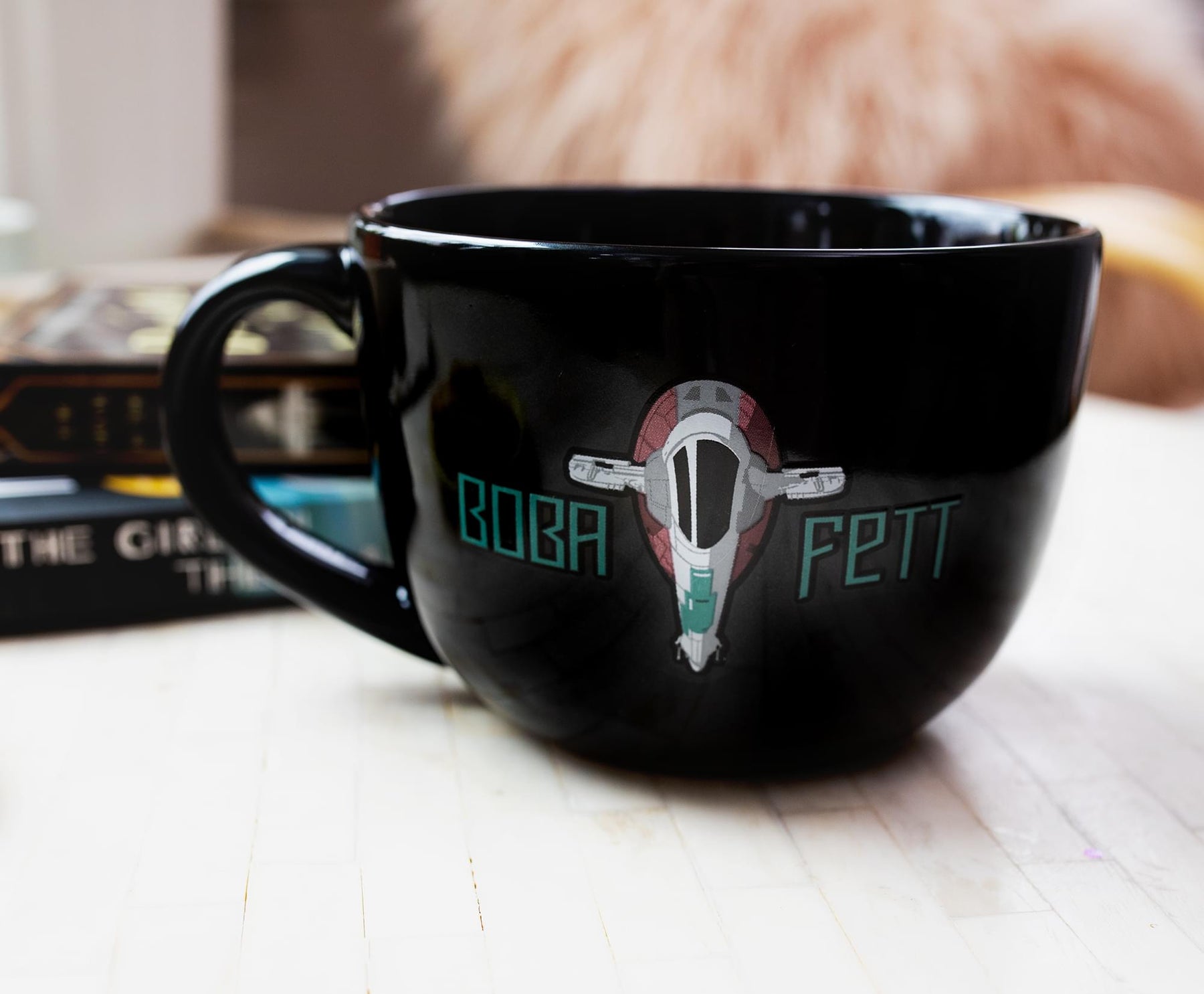 Star Wars: The Mandalorian Boba Fett Ceramic Soup Mug | Holds 24 Ounces