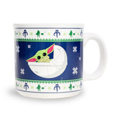 Star Wars: The Mandalorian Grogu Holiday Sweater Ceramic Camper Mug | 20 Ounces
