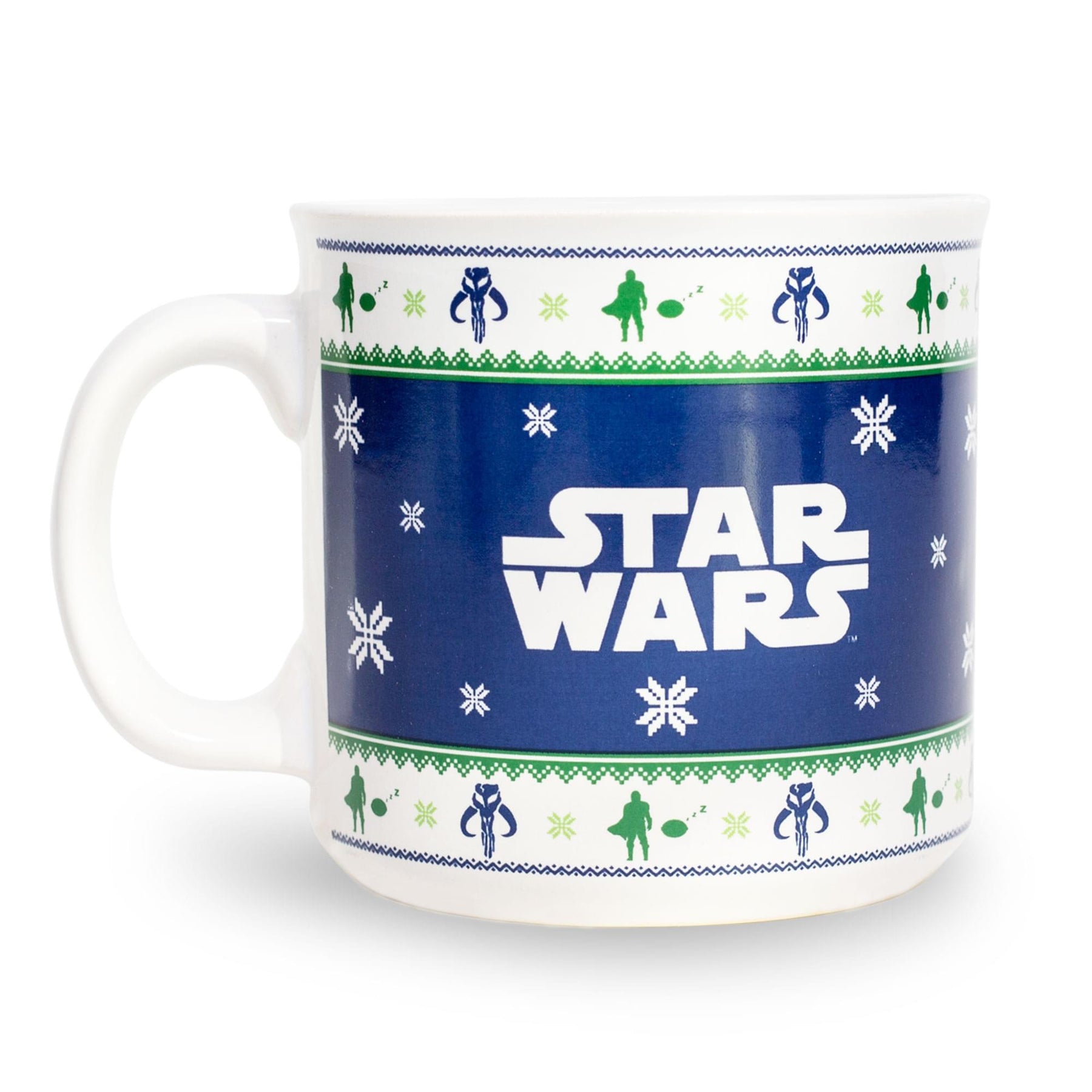 Silver Buffalo Star Wars Coffee Is Strong In This One Ceramic Camper Mug  | Holds 20 Ounces