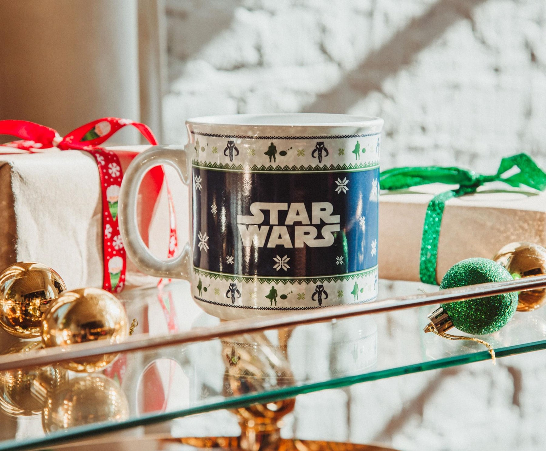 Star Wars: The Mandalorian Grogu Holiday Sweater Ceramic Camper Mug | 20 Ounces