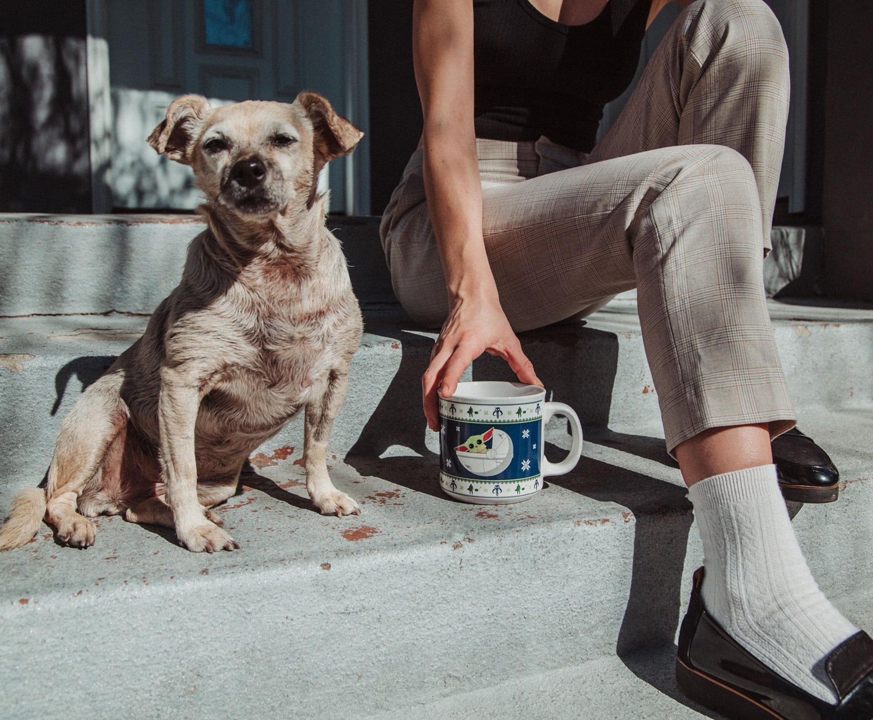 Silver Buffalo Star Wars Coffee Is Strong In This One Ceramic Camper Mug  | Holds 20 Ounces