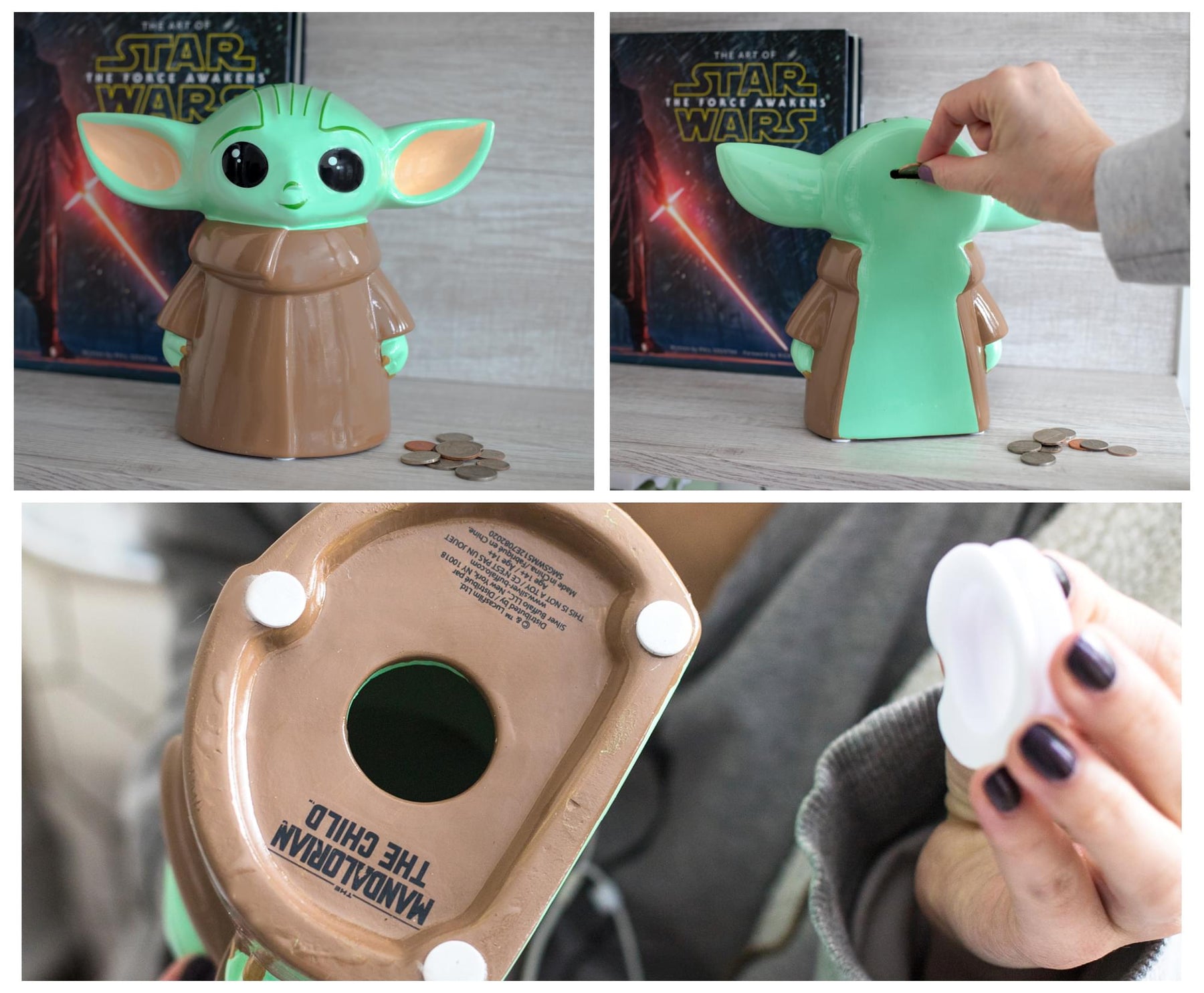 Star Wars: The Mandalorian, Grogu "The Child" Ceramic Figural Bank | 8 Inches