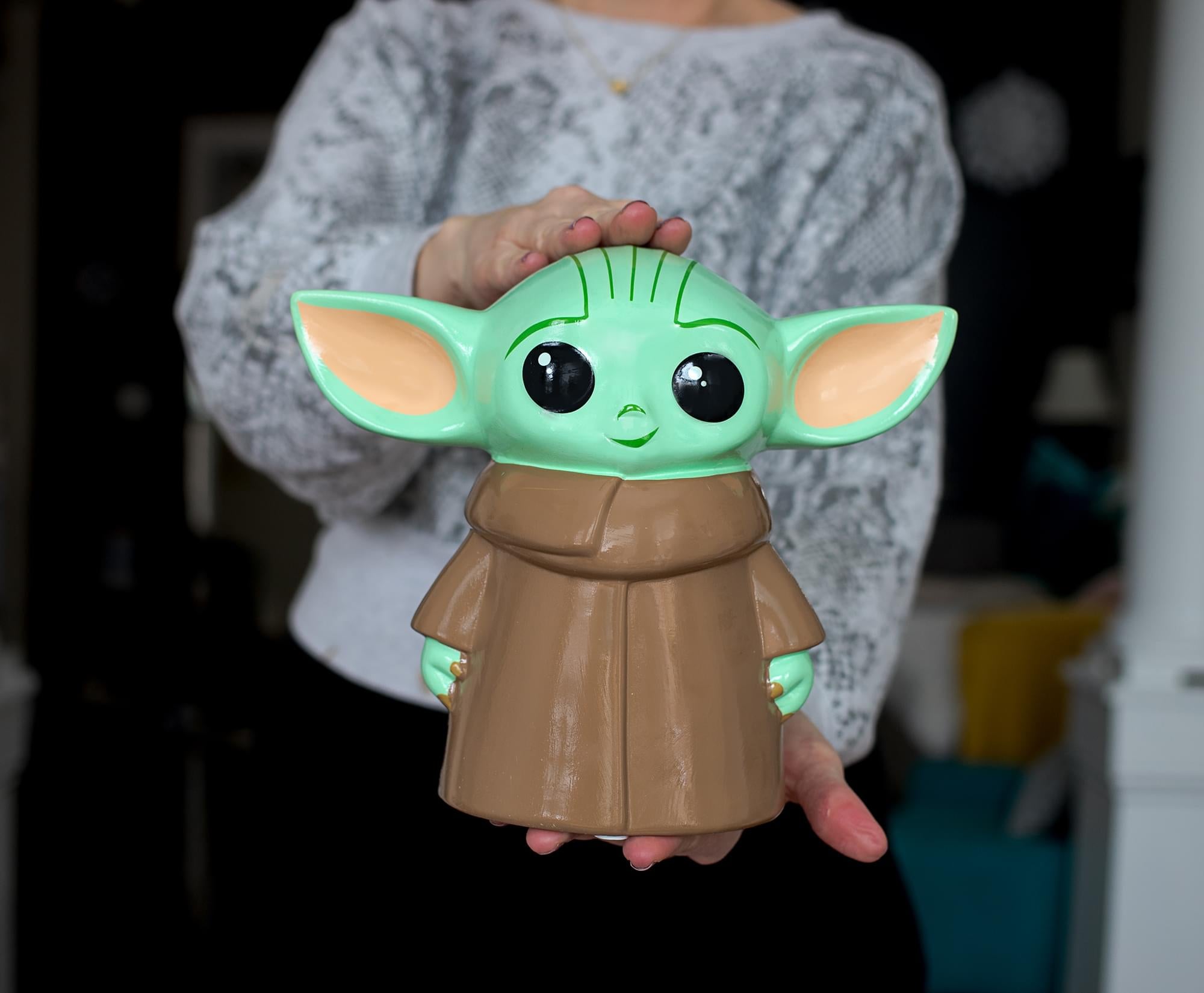 Star Wars: The Mandalorian, Grogu "The Child" Ceramic Figural Bank | 8 Inches