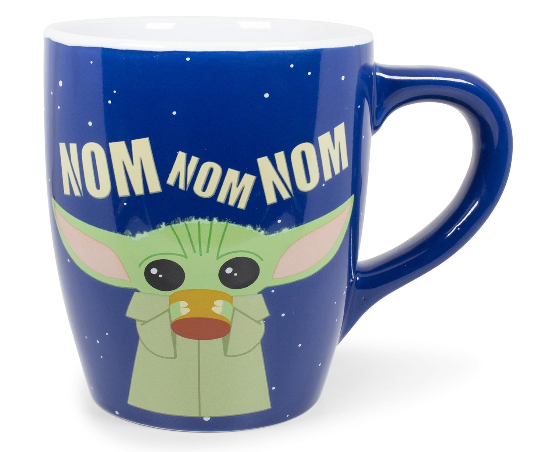 Star Wars: The Mandalorian The Child "Nom Nom Nom" Ceramic Mug | Holds 25 Ounces