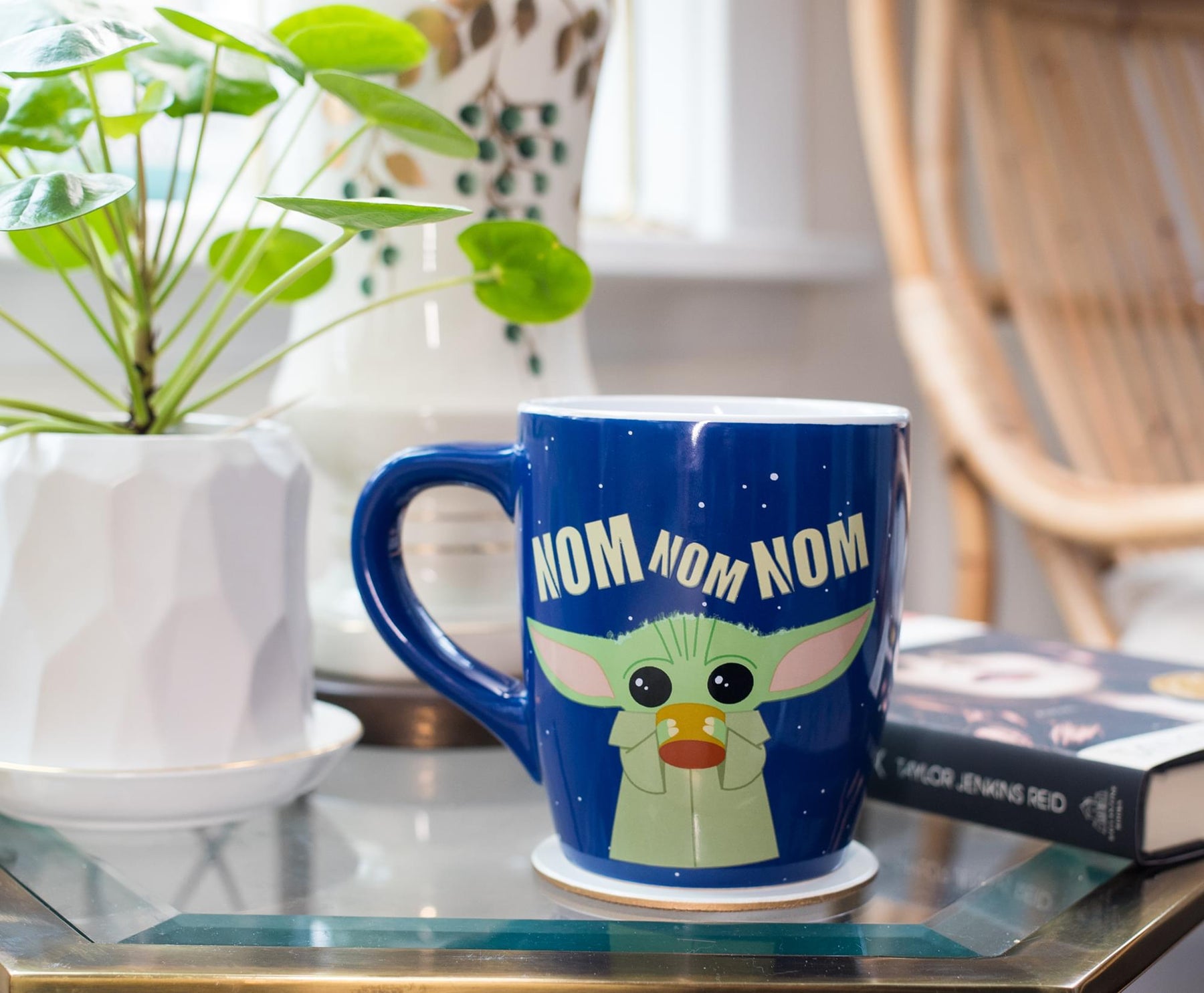 Star Wars: The Mandalorian The Child "Nom Nom Nom" Ceramic Mug | Holds 25 Ounces