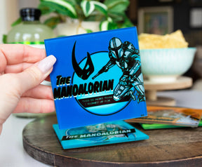 Star Wars: The Mandalorian Quotes Glass Coasters | Set of 4