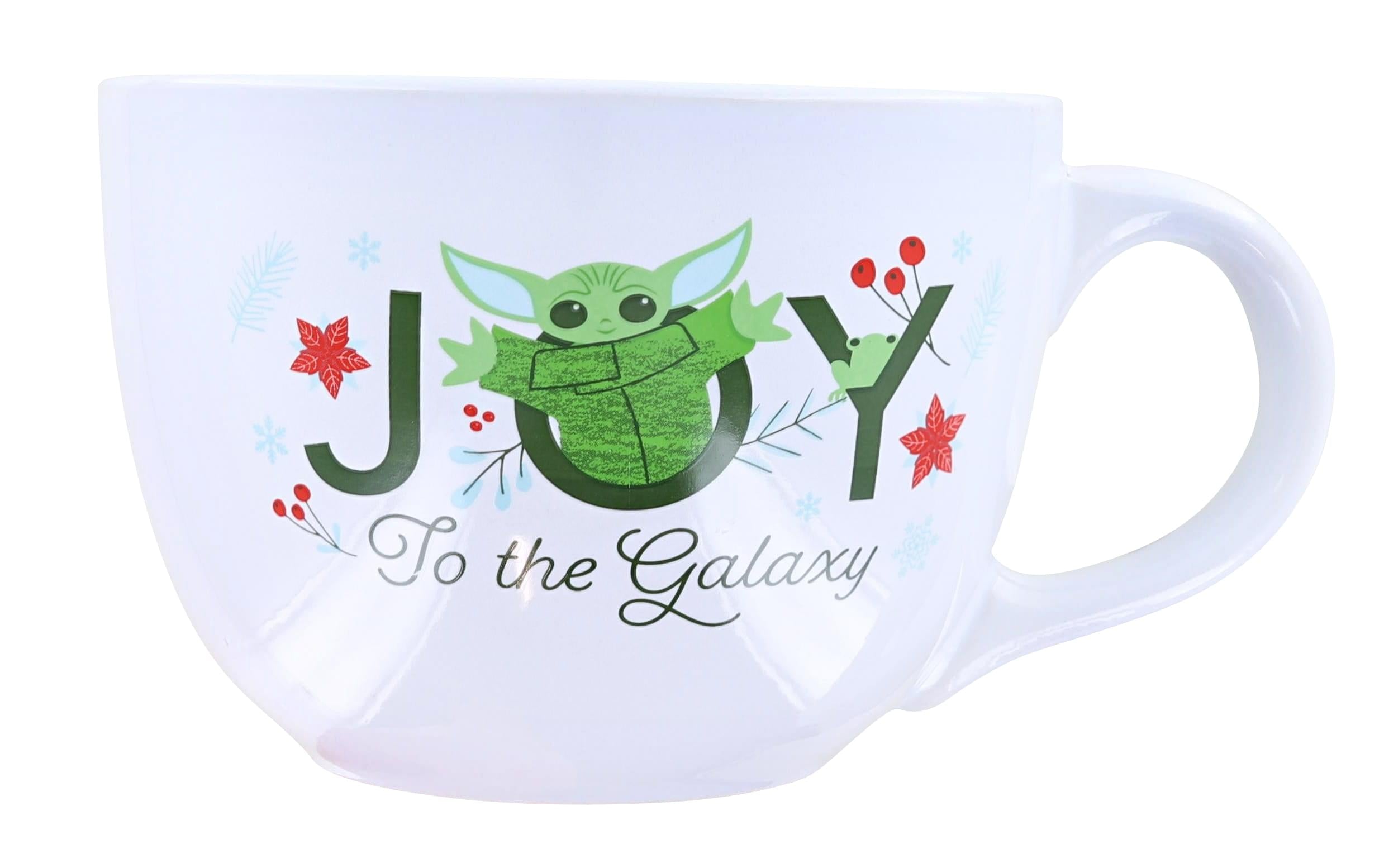 Star Wars Mandalorian Joy to the Galaxy 24 Ounce Ceramic Soup Mug
