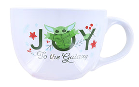 Star Wars Mandalorian Joy to the Galaxy 24 Ounce Ceramic Soup Mug