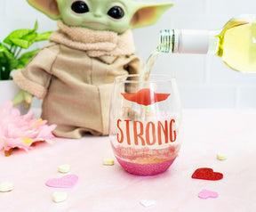 Star Wars: The Mandalorian The Child Teardrop Stemless Wine Glass | 20 Ounces
