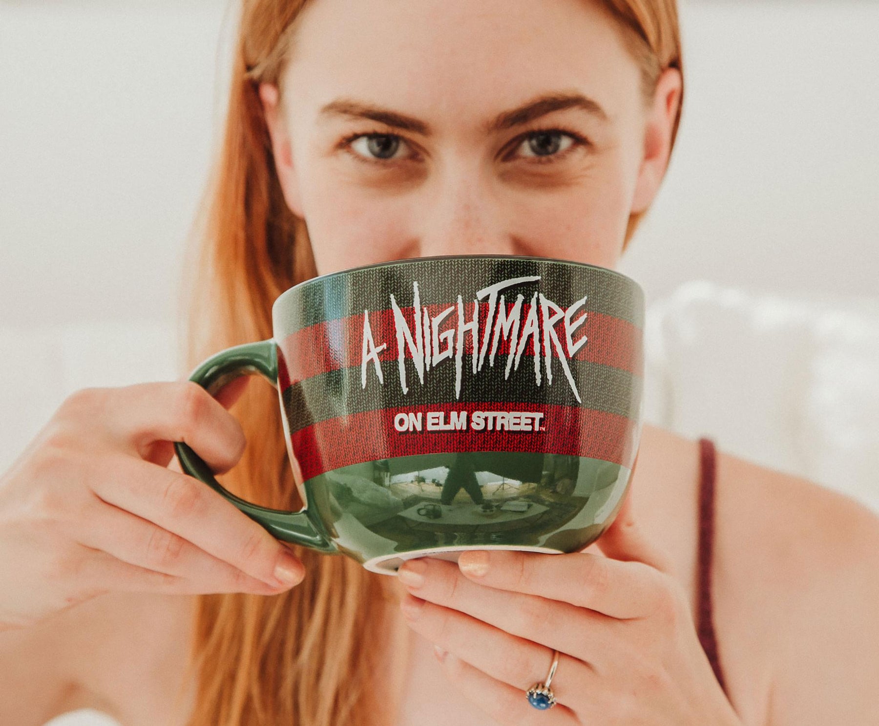 A Nightmare on Elm Street Sweater Claws Ceramic Soup Mug | Holds 24 Ounces