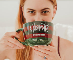 A Nightmare on Elm Street Sweater Claws Ceramic Soup Mug | Holds 24 Ounces