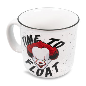 IT Pennywise "Time To Float" Ceramic Camper Mug | Holds 20 Ounces
