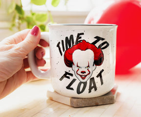 IT Pennywise "Time To Float" Ceramic Camper Mug | Holds 20 Ounces