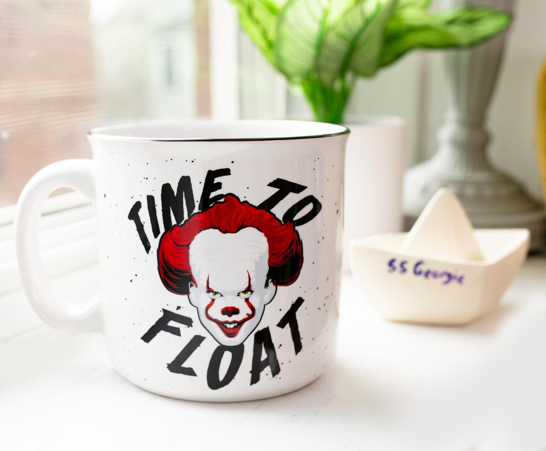 IT Pennywise "Time To Float" Ceramic Camper Mug | Holds 20 Ounces