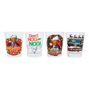 National Lampoon's Christmas Vacation 2-Ounce Mini Shot Glasses | Set of 4