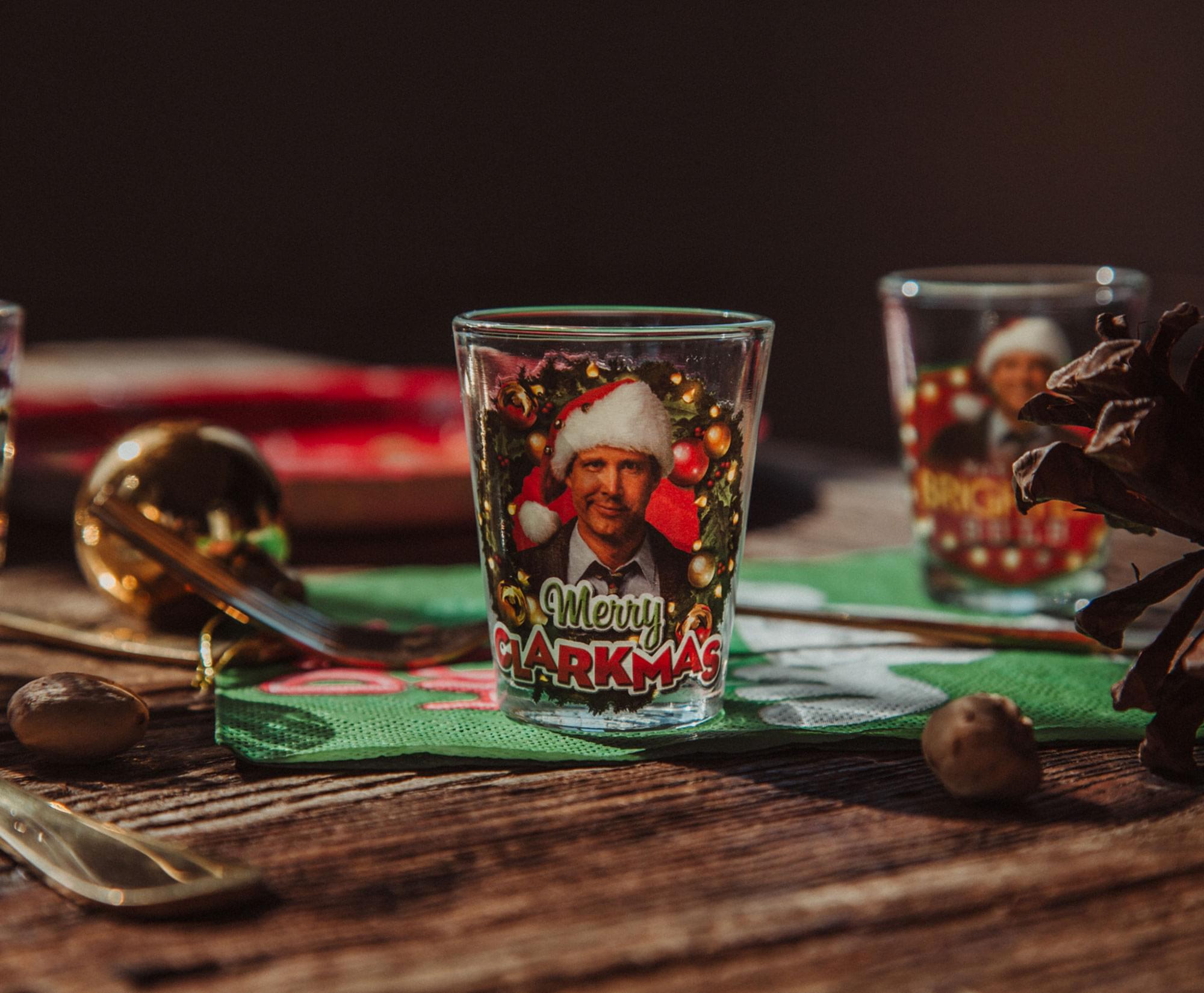 National Lampoon's Christmas Vacation 2-Ounce Mini Shot Glasses | Set of 4