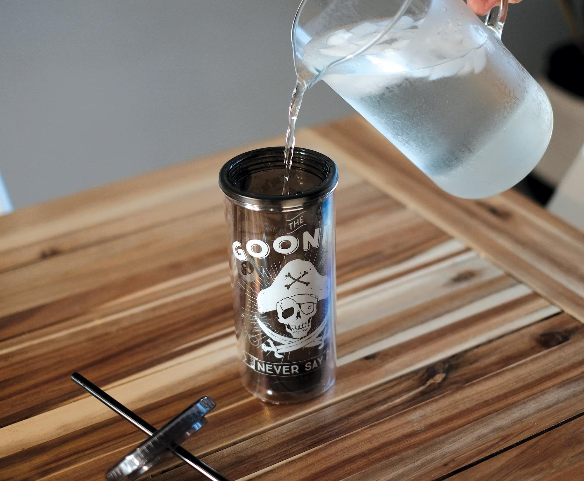 The Goonies Acrylic Carnival Cup with Lid and Straw | Holds 20 Ounces