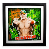 WWE Superstar John Cena 3D Shadow Box Wall Art | 15 x 16 Inches